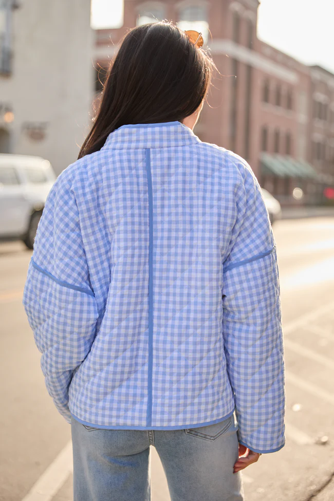 Wren Quilted Gingham Jacket SALE - Image 5