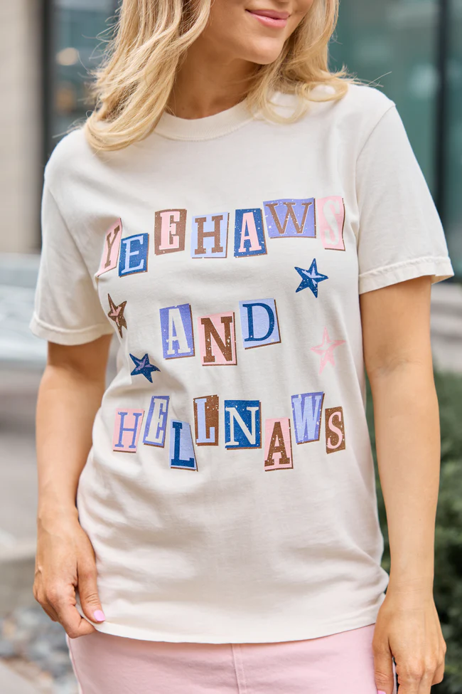 Yeehaws Ivory Graphic Tee